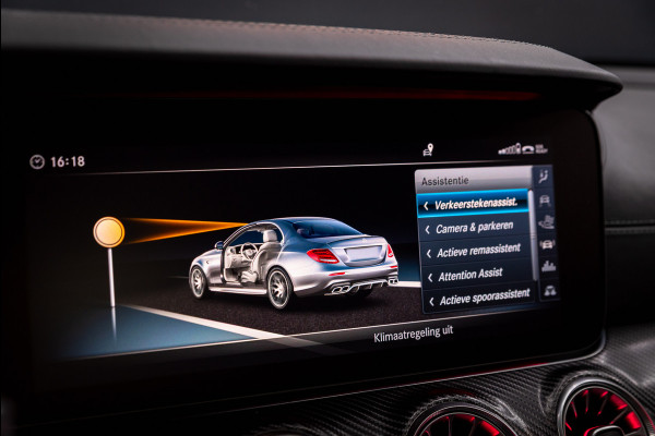 Mercedes-Benz E-Klasse AMG 63 S 4MATIC Premium Plus / Keramisch / Downpipes / Burmester / PPF / Pano / Luchtv. / Alarm / stoelverw/koeling / Mat wrap /  Vol optie