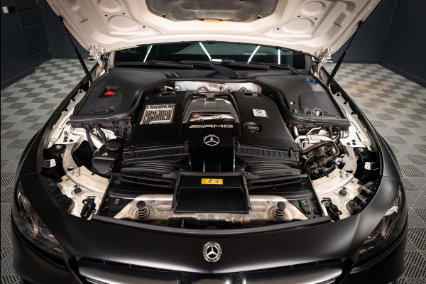 Mercedes-Benz E-Klasse AMG 63 S 4MATIC Premium Plus / Keramisch / Downpipes / Burmester / PPF / Pano / Luchtv. / Alarm / stoelverw/koeling / Mat wrap /  Vol optie
