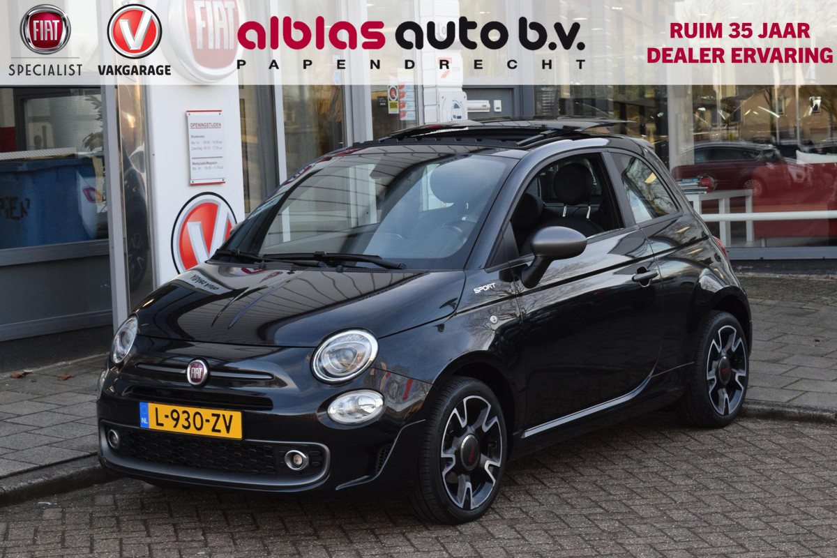 Fiat 500 1.0 Hybrid Sport|Schuifdak|Carplay|16"|Clima