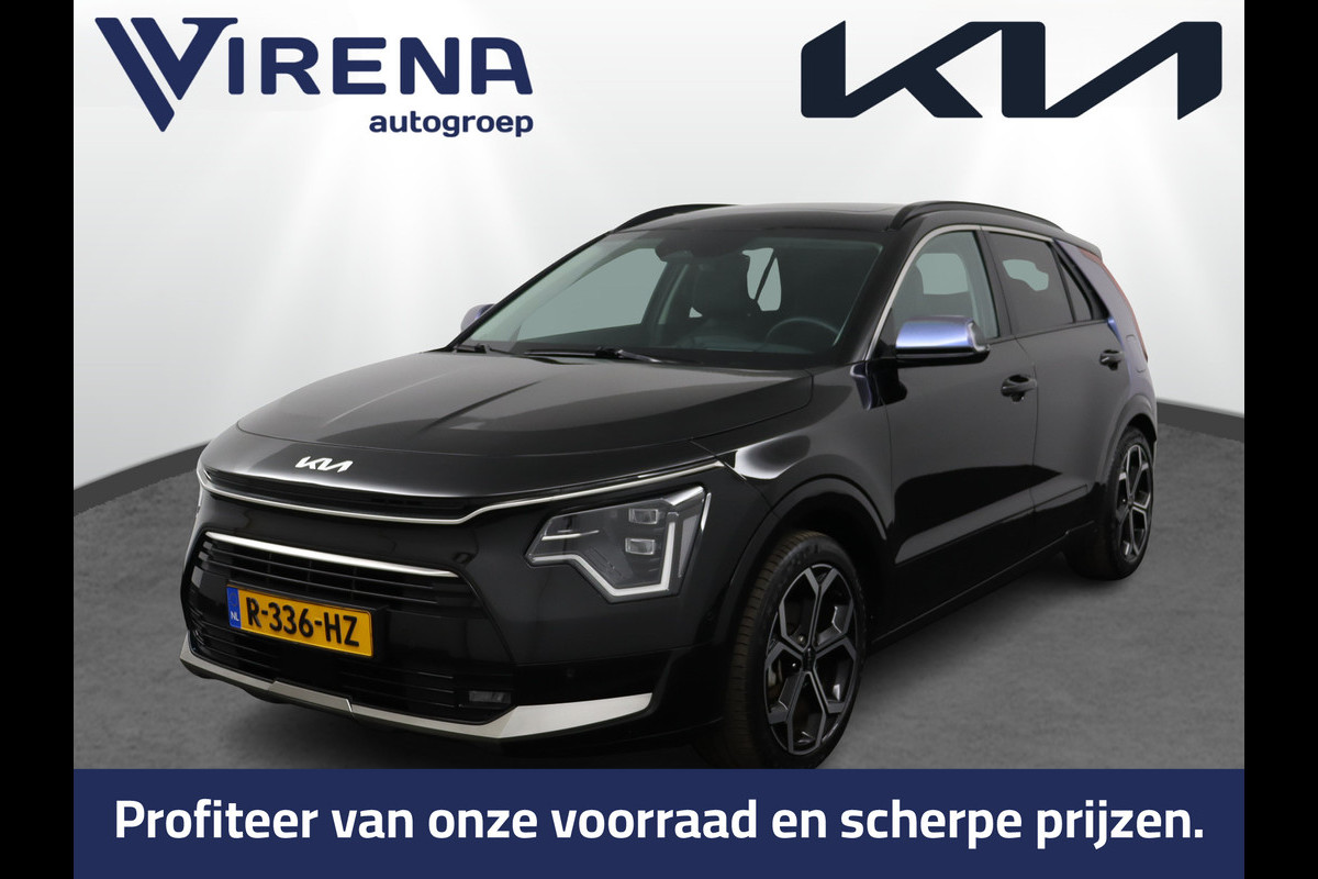 Kia Niro Launch Edition Apple Carplay/Android Auto - Cruise Control - Navigatie - Stoel/Stuur Verwarming - Stoel Verkoeling - Trekhaak - Fabrieksgarantie tot 09-2029