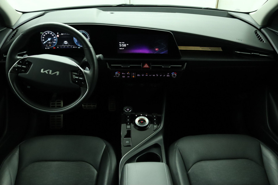 Kia Niro Launch Edition Apple Carplay/Android Auto - Cruise Control - Navigatie - Stoel/Stuur Verwarming - Stoel Verkoeling - Trekhaak - Fabrieksgarantie tot 09-2029