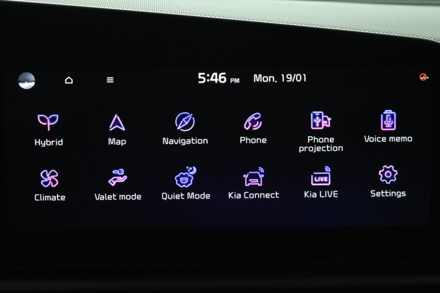 Kia Niro Launch Edition Apple Carplay/Android Auto - Cruise Control - Navigatie - Stoel/Stuur Verwarming - Stoel Verkoeling - Trekhaak - Fabrieksgarantie tot 09-2029