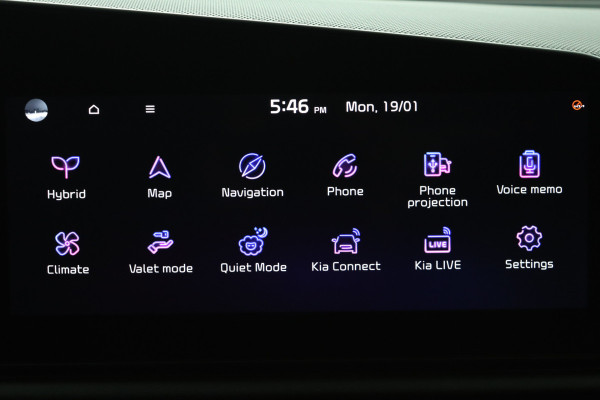 Kia Niro Launch Edition Apple Carplay/Android Auto - Cruise Control - Navigatie - Stoel/Stuur Verwarming - Stoel Verkoeling - Trekhaak - Fabrieksgarantie tot 09-2029