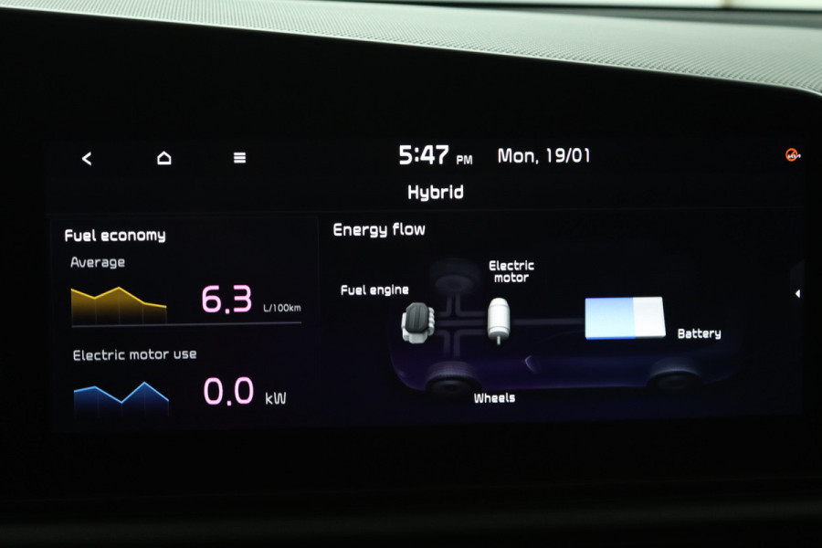 Kia Niro Launch Edition Apple Carplay/Android Auto - Cruise Control - Navigatie - Stoel/Stuur Verwarming - Stoel Verkoeling - Trekhaak - Fabrieksgarantie tot 09-2029