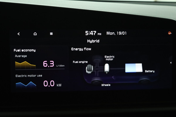 Kia Niro Launch Edition Apple Carplay/Android Auto - Cruise Control - Navigatie - Stoel/Stuur Verwarming - Stoel Verkoeling - Trekhaak - Fabrieksgarantie tot 09-2029