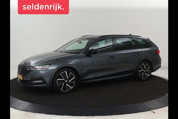 Škoda Octavia 1.0 e-TSI Sport | Trekhaak | Carplay | Navigatie | Sportstoelen | Full LED | 18'' | Parkeerhulp | Sfeerverlichting | Cruise control | Climate control | Bluetooth