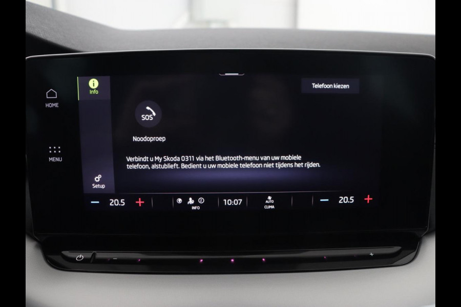 Škoda Octavia 1.0 e-TSI Sport | Trekhaak | Carplay | Navigatie | Sportstoelen | Full LED | 18'' | Parkeerhulp | Sfeerverlichting | Cruise control | Climate control | Bluetooth