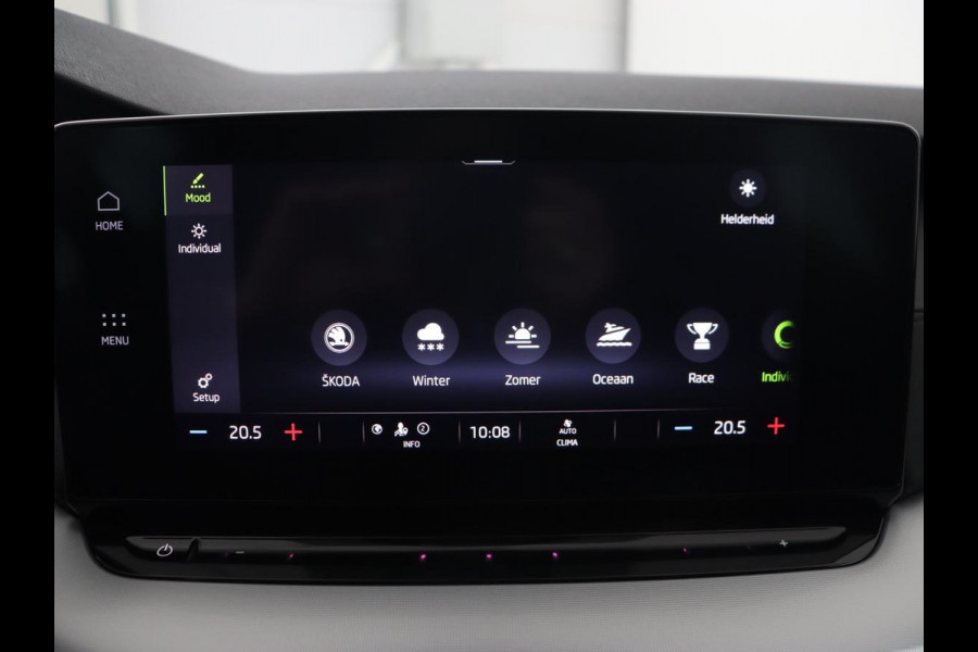 Škoda Octavia 1.0 e-TSI Sport | Trekhaak | Carplay | Navigatie | Sportstoelen | Full LED | 18'' | Parkeerhulp | Sfeerverlichting | Cruise control | Climate control | Bluetooth