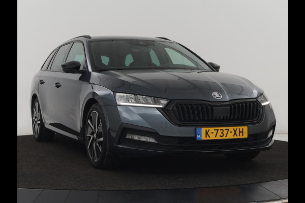 Škoda Octavia 1.0 e-TSI Sport | Trekhaak | Carplay | Navigatie | Sportstoelen | Full LED | 18'' | Parkeerhulp | Sfeerverlichting | Cruise control | Climate control | Bluetooth