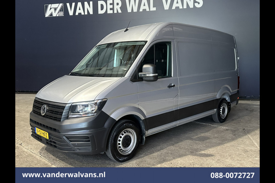 Volkswagen Crafter 2.0 TDI 141pk L3H3 L2H2 Euro6 Airco | Camera | Apple Carplay | Cruisecontrol Android Auto, Parkeersensoren, Bijrijdersbank, 3000kg Trekvermogen, zilver