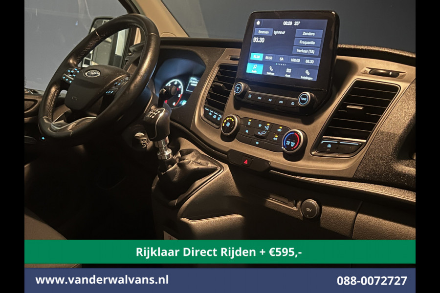 Ford Transit Custom 2.0 TDCI L2H1 Euro6 *Rijklaar Direct Rijden* Airco | Camera | Apple Carplay | Cruisecontrol | LED | Parkeersensoren Android Auto, Verwarmde voorruit, Bijrijdersbank, 2800kg trekvermogen