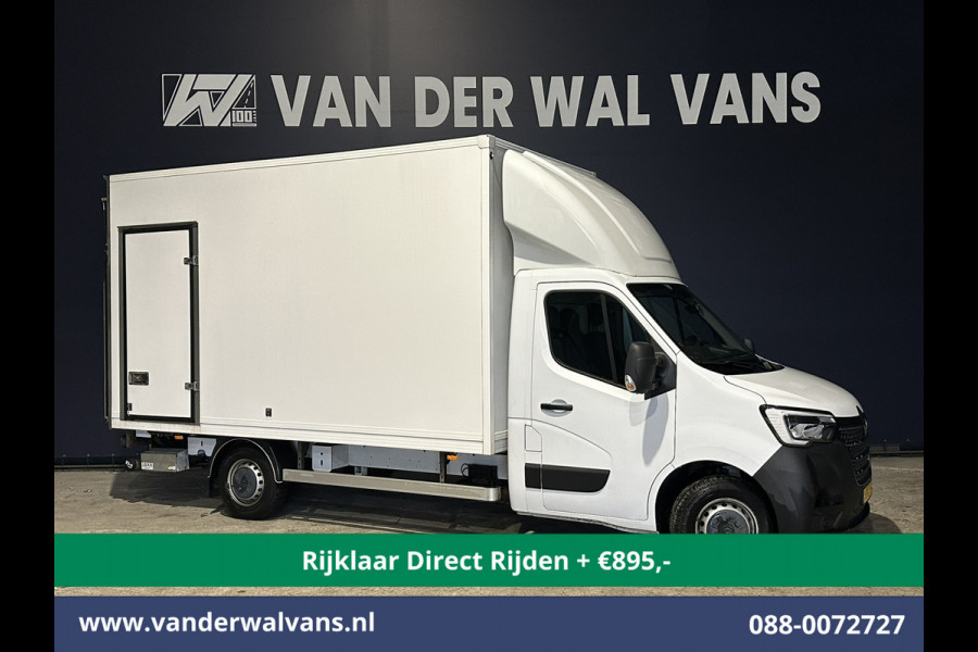 Renault Master 2.3dCi 164pk Bakwagen 221cm Hoog Laadklep Zijdeur Euro6 *Rijklaar Direct Rijden* Airco | Camera | LED | Cruisecontrol Bijrijdersbank, 945kg laadvermogen