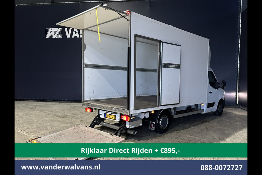 Renault Master 2.3dCi 164pk Bakwagen 221cm Hoog Laadklep Zijdeur Euro6 *Rijklaar Direct Rijden* Airco | Camera | LED | Cruisecontrol Bijrijdersbank, 945kg laadvermogen