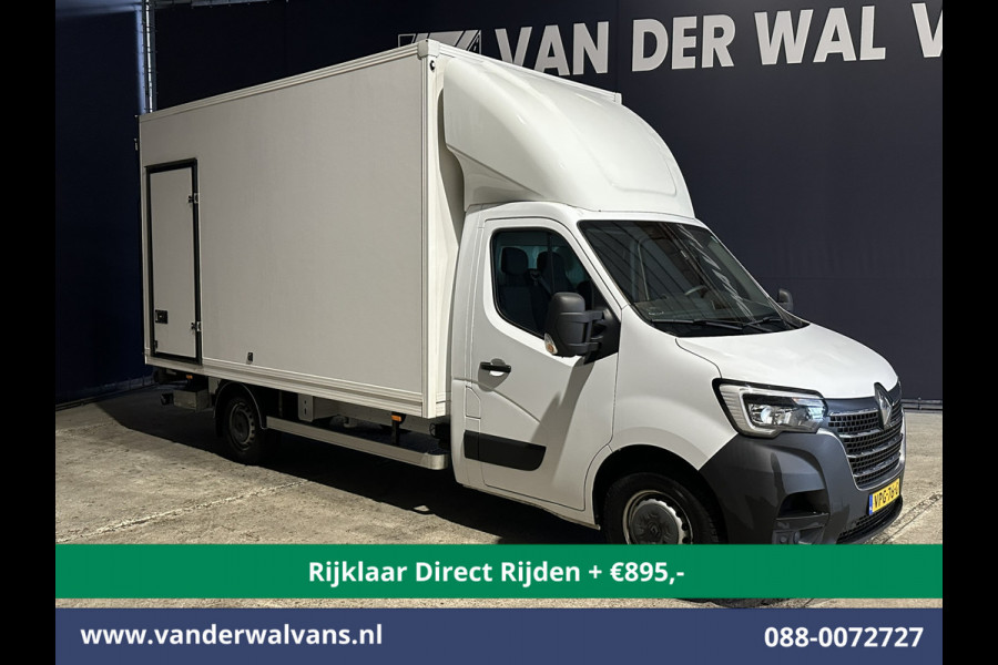 Renault Master 2.3dCi 164pk Bakwagen 221cm Hoog Laadklep Zijdeur Euro6 *Rijklaar Direct Rijden* Airco | Camera | LED | Cruisecontrol Bijrijdersbank, 945kg laadvermogen