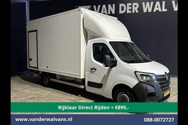 Renault Master 2.3dCi 164pk Bakwagen 221cm Hoog Laadklep Zijdeur Euro6 *Rijklaar Direct Rijden* Airco | Camera | LED | Cruisecontrol Bijrijdersbank, 945kg laadvermogen