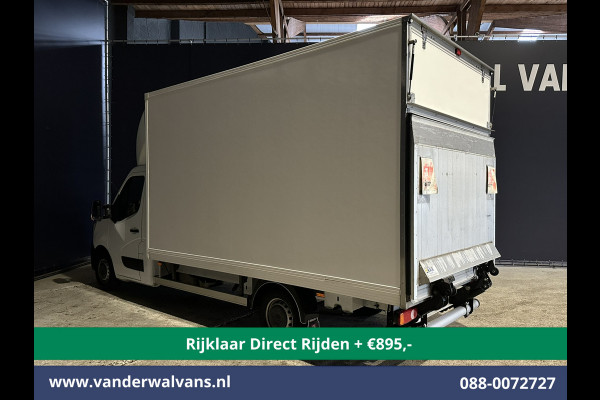 Renault Master 2.3dCi 164pk Bakwagen 221cm Hoog Laadklep Zijdeur Euro6 *Rijklaar Direct Rijden* Airco | Camera | LED | Cruisecontrol Bijrijdersbank, 945kg laadvermogen