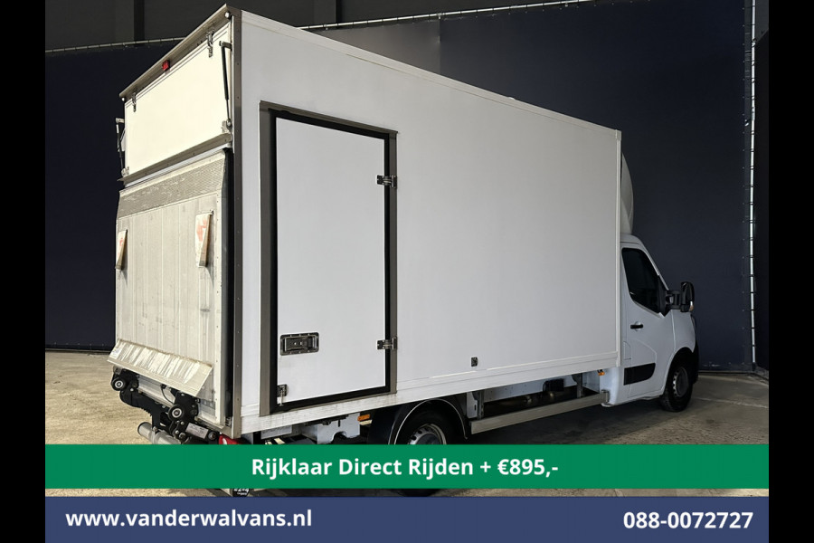Renault Master 2.3dCi 164pk Bakwagen 221cm Hoog Laadklep Zijdeur Euro6 *Rijklaar Direct Rijden* Airco | Camera | LED | Cruisecontrol Bijrijdersbank, 945kg laadvermogen