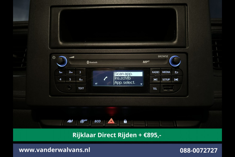Renault Master 2.3dCi 164pk Bakwagen 221cm Hoog Laadklep Zijdeur Euro6 *Rijklaar Direct Rijden* Airco | Camera | LED | Cruisecontrol Bijrijdersbank, 945kg laadvermogen
