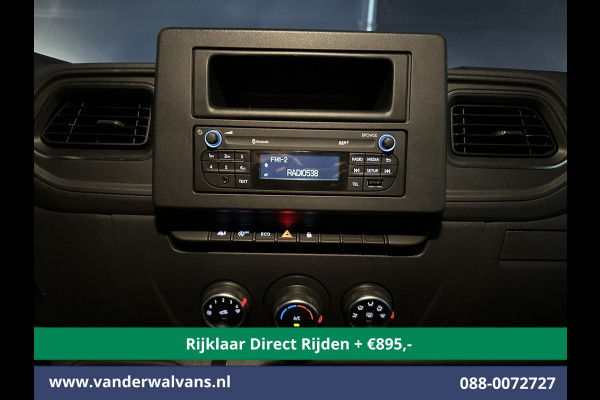 Renault Master 2.3dCi 164pk Bakwagen 221cm Hoog Laadklep Zijdeur Euro6 *Rijklaar Direct Rijden* Airco | Camera | LED | Cruisecontrol Bijrijdersbank, 945kg laadvermogen