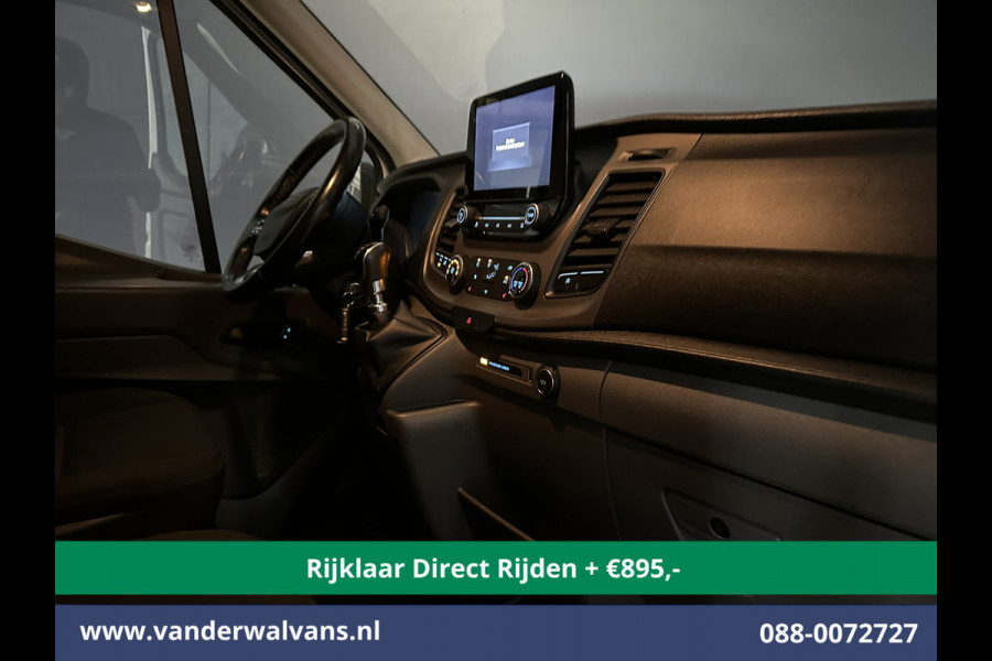 Ford Transit 2.0 TDCI 131pk L3H2 Euro6 *Rijklaar Direct Rijden* Airco | Camera | Navigatie | Apple Carplay | Android Auto | Stoelverwarming Verwarmde voorruit, Cruisecontrol, Parkeersensoren, Elektrisch verstelbare bestuurdersstoel, Bijrijdersbank