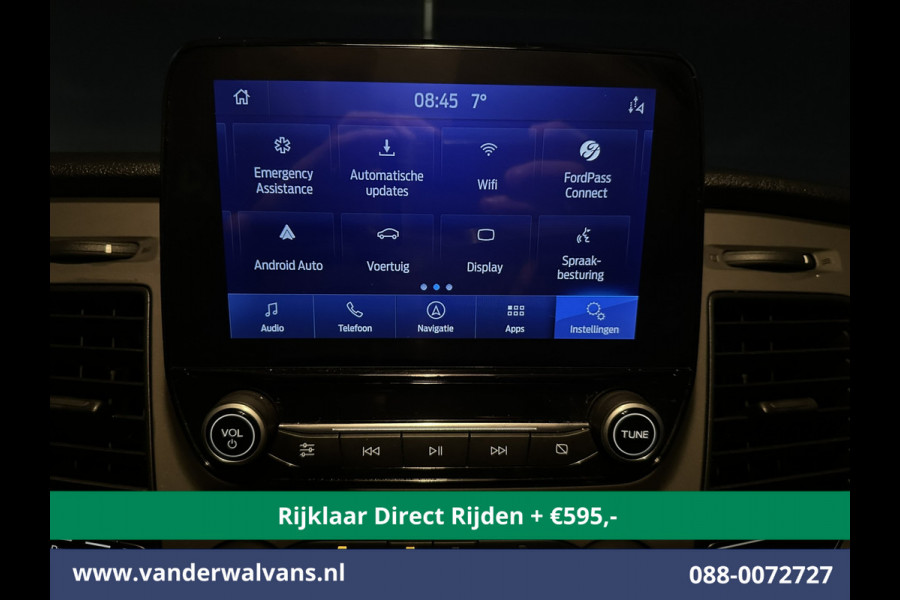 Ford Transit Custom 2.0 TDCI 130pk L2H1 Euro6 *Rijklaar Direct Rijden* Airco | Navigatie | LED | Cruisecontrol | 2800kg Trekhaak Android Auto, Verwarmde voorruit, Parkeersensoren, Bijrijdersbank