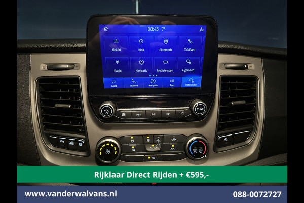 Ford Transit Custom 2.0 TDCI 130pk L2H1 Euro6 *Rijklaar Direct Rijden* Airco | Navigatie | LED | Cruisecontrol | 2800kg Trekhaak Android Auto, Verwarmde voorruit, Parkeersensoren, Bijrijdersbank
