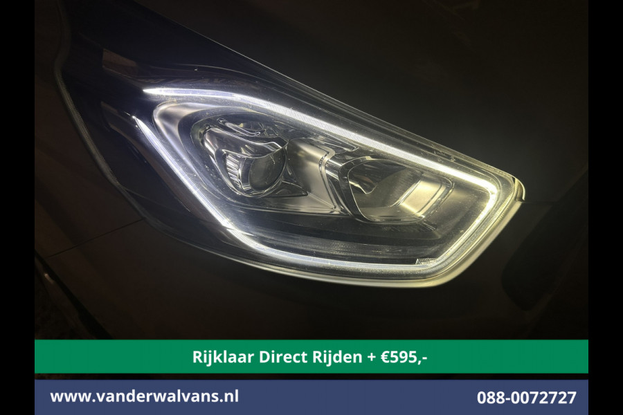 Ford Transit Custom 2.0 TDCI 130pk L2H1 Euro6 *Rijklaar Direct Rijden* Airco | Navigatie | LED | Cruisecontrol | 2800kg Trekhaak Android Auto, Verwarmde voorruit, Parkeersensoren, Bijrijdersbank