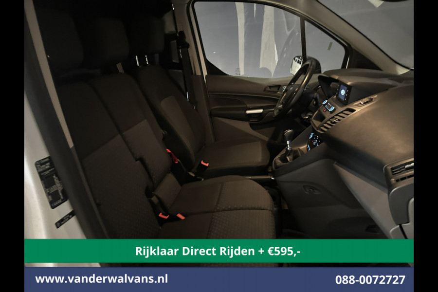 Ford Transit Connect 1.5 EcoBlue 100pk L2H1 *Rijklaar Direct Rijden* Euro6 Airco | 3-Zits | Cruisecontrol | Stoelverwarming | Verwarmde voorruit Parkeersensoren, Bijrijdersbank