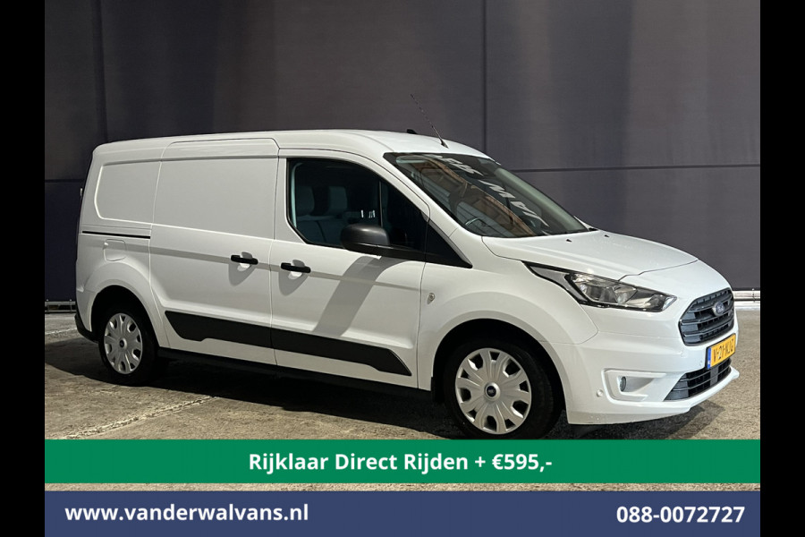 Ford Transit Connect 1.5 EcoBlue 100pk L2H1 *Rijklaar Direct Rijden* Euro6 Airco | 3-Zits | Cruisecontrol | Stoelverwarming | Verwarmde voorruit Parkeersensoren, Bijrijdersbank