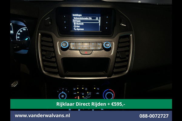 Ford Transit Connect 1.5 EcoBlue 100pk L2H1 *Rijklaar Direct Rijden* Euro6 Airco | 3-Zits | Cruisecontrol | Stoelverwarming | Verwarmde voorruit Parkeersensoren, Bijrijdersbank