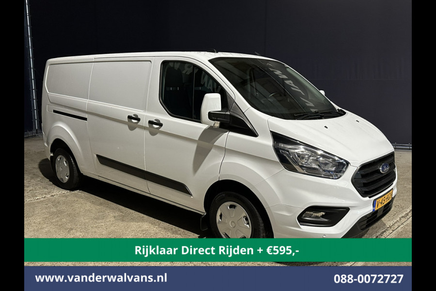 Ford Transit Custom 2.0 TDCI L2H1 Euro6 *Rijklaar Direct Rijden* Airco | Camera | Android auto | Cruisecontrol | Parkeersensoren verwarmde voorruit, bijrijdersbank, 2800kg trekvermogen