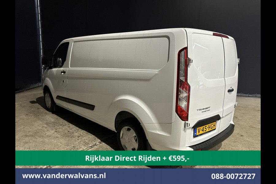 Ford Transit Custom 2.0 TDCI L2H1 Euro6 *Rijklaar Direct Rijden* Airco | Camera | Android auto | Cruisecontrol | Parkeersensoren verwarmde voorruit, bijrijdersbank, 2800kg trekvermogen