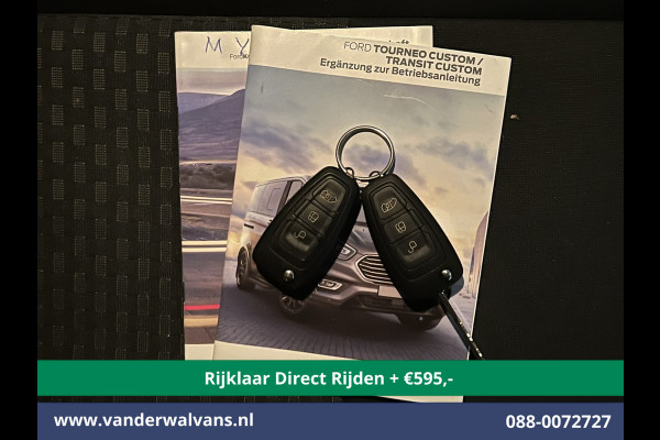 Ford Transit Custom 2.0 TDCI L2H1 Euro6 *Rijklaar Direct Rijden* Airco | Camera | Android auto | Cruisecontrol | Parkeersensoren verwarmde voorruit, bijrijdersbank, 2800kg trekvermogen