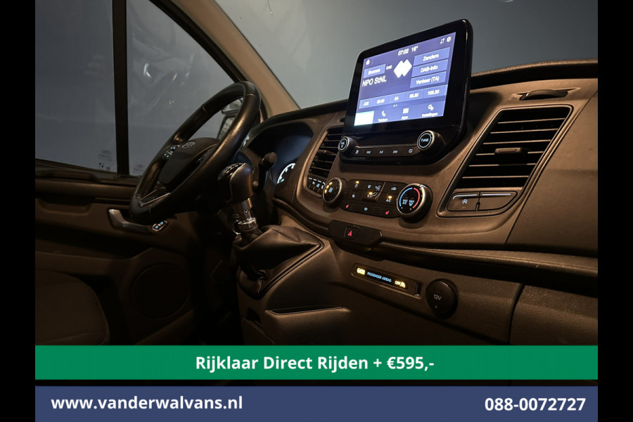 Ford Transit Custom 2.0 TDCI 130pk L2H1 *Rijklaar Direct Rijden* Euro6 Airco | Camera | LED | Cruisecontrol | Stoelverwarming Verwarmde voorruit, Parkeersensoren, Bijrijdersbank, 2800kg trekvermogen