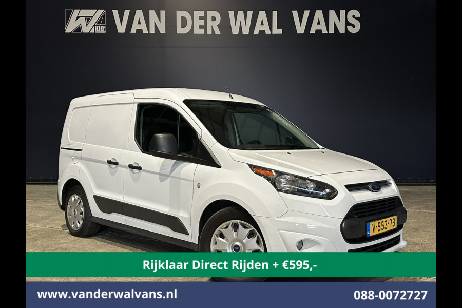 Ford Transit Connect 1.5 TDCI 101pk L1H1 Euro6 *Rijklaar Direct Rijden* Airco | 3-Zits | Cruisecontrol | Trekhaak Verwarmde voorruit, Bijrijdersbank