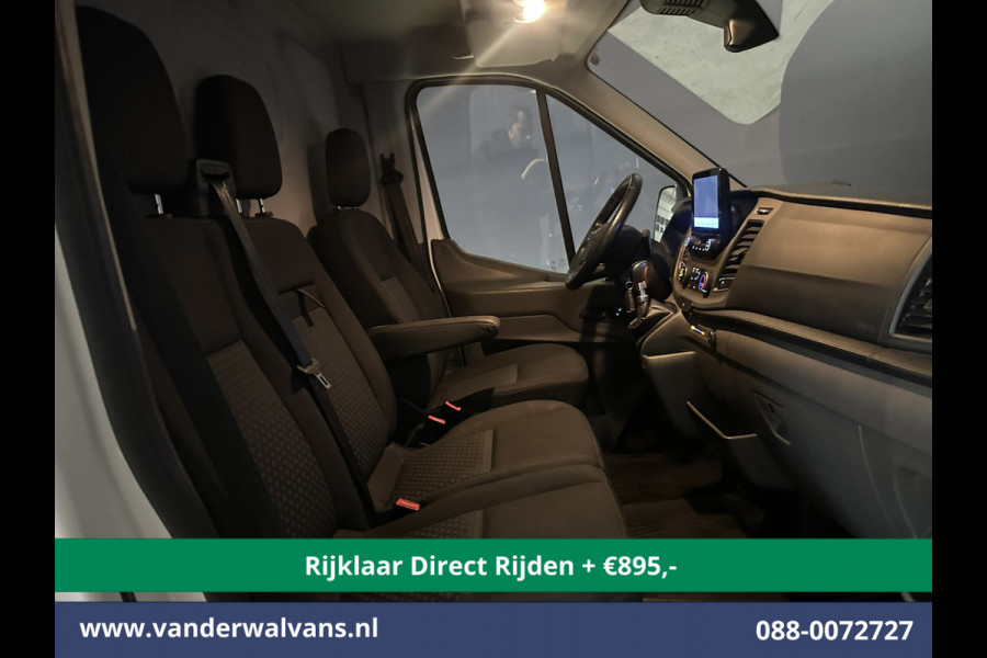 Ford Transit 2.0 TDCI 131pk L3H2 Euro6 *Rijklaar Direct Rijden* Airco | Camera | Navigatie | Android Auto | Cruisecontrol | Parkeersensoren Stoelverwarming, Verwarmde voorruit, Bijrijdersbank