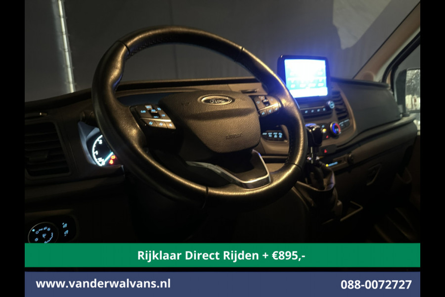 Ford Transit 2.0 TDCI 131pk L3H2 Euro6 *Rijklaar Direct Rijden* Airco | Camera | Navigatie | Android Auto | Cruisecontrol | Parkeersensoren Stoelverwarming, Verwarmde voorruit, Bijrijdersbank