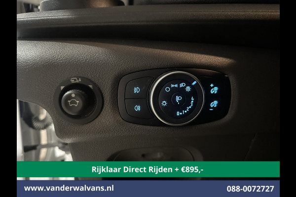 Ford Transit 2.0 TDCI 131pk L3H2 Euro6 *Rijklaar Direct Rijden* Airco | Camera | Navigatie | Android Auto | Cruisecontrol | Parkeersensoren Stoelverwarming, Verwarmde voorruit, Bijrijdersbank