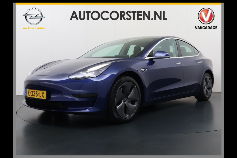 Tesla Model 3 RWD SR plus 325PK SOH 93% Lmv 18" AutoPilot FSD Leder Panoramadak Adaptive-Cruise Camera's Elektr.-Stuur+Stoelen+Spiegels+Geheug Navi LED Comfortstoelen ACC DAB Voorverwarmen interieur via App Keyless One-Pedal-Drive Origineel Nederlandse auto tot 11kw laden thuis!