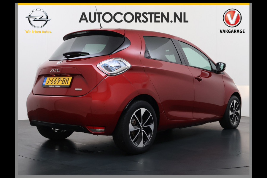 Renault ZOE R110 Limited 41kWh Huur Accu Navi Ecc Apple Carplay/Android Auto Cruise Control Pdc Lmv 16" Bluetooth Privacy Glas Keyless Led