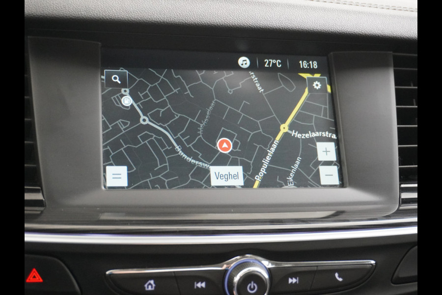 Opel Insignia Grand Sport 1.5T 165PK Leder AGR-Comfort Stoelen Camera Navi Apple Carplay Android Pdc Trekhaak LED Ecc Cruise Control Business  Regen-Lichtsensor Sensor dodehoek Verkeersbordlezer Rijstrooksensor 1e Eigenaar Origineel Nederlandse Auto
