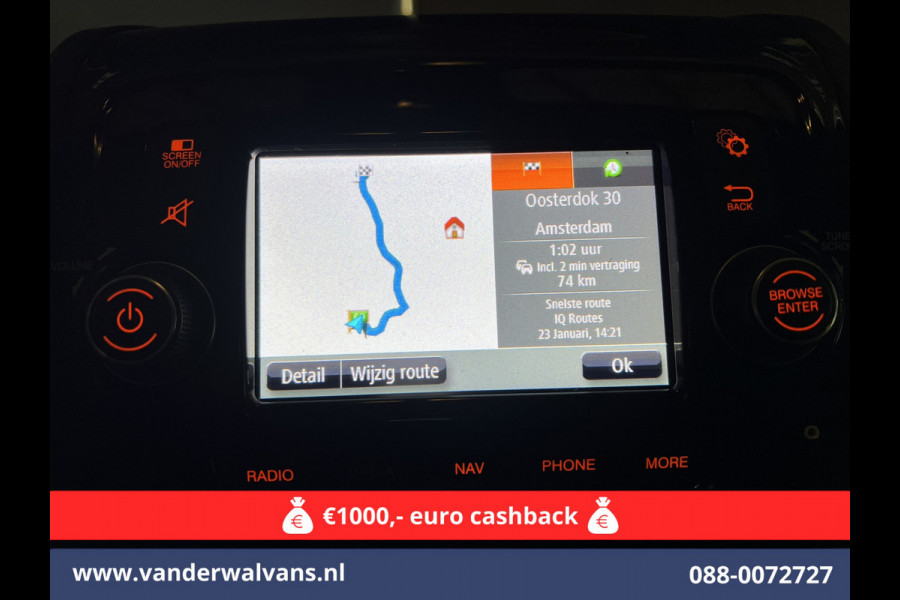 Peugeot Boxer 2.2 BlueHDi 120pk L1H1 Euro6 Airco | Camera | Navigatie | Trekhaak | Cruisecontrol Parkeersensoren, Bijrijdersbank