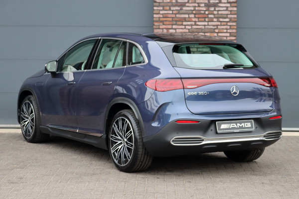 Mercedes-Benz EQE SUV 350+ AMG Line 91 kWh | Hyperscreen | Achterasbesturing | Distronic+ | Surround Camera | Verwarmd Stuurwiel | Digital Light | Keyless Go | Parfumering | 22kW | Memory |
