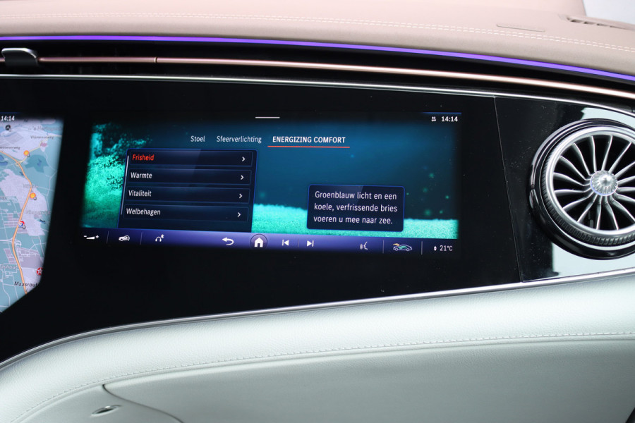 Mercedes-Benz EQE SUV 350+ AMG Line 91 kWh | Hyperscreen | Achterasbesturing | Distronic+ | Surround Camera | Verwarmd Stuurwiel | Digital Light | Keyless Go | Parfumering | 22kW | Memory |