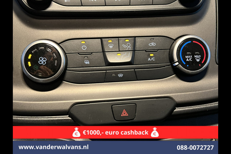 Ford Transit 2.0 TDCI 131pk L4H3 Jumbo Euro6 Airco | Camera | Cruisecontrol | Verwarmde voorruit Parkeersensoren, Bijrijdersbank