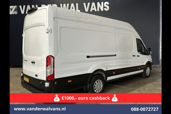 Ford Transit 2.0 TDCI 131pk L4H3 Jumbo Euro6 Airco | Camera | Cruisecontrol | Verwarmde voorruit Parkeersensoren, Bijrijdersbank