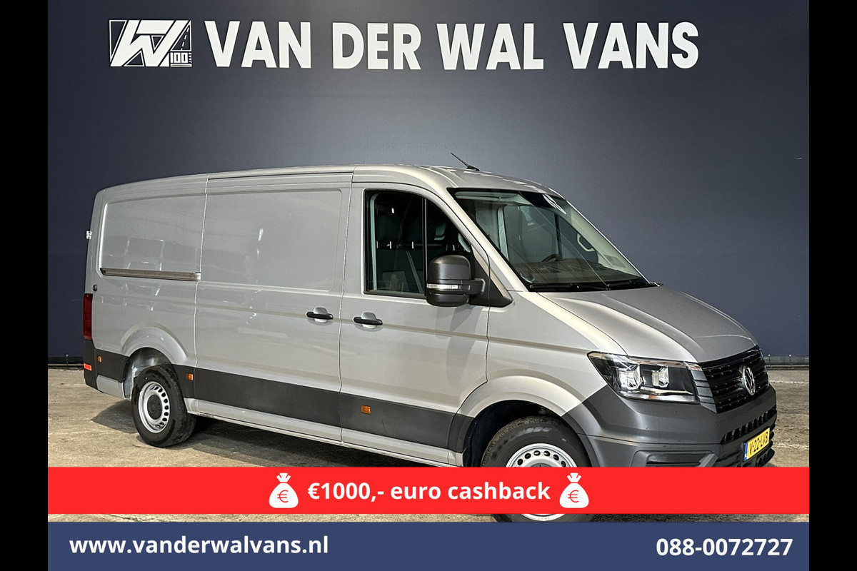 Volkswagen Crafter 2.0 TDI 141pk L3H2 L2H1 Euro6 Airco | Camera | Apple Carplay | Android Auto Bijrijdersbank, 3000kg trekvermogen
