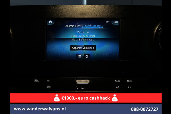 Mercedes-Benz Sprinter 316 CDI 163pk Achterwielaandrijving L2H1 inrichting Euro6 Airco | 2800kg Trekhaak | Camera | Cruisecontrol | Apple Carplay Android Auto, Parkeersensoren, AWD