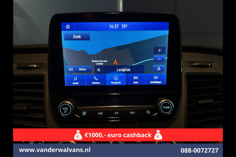 Ford Transit 2.0 TDCI 131pk L3H2 Euro6 Airco | Camera | Navigatie | Apple Carplay | Stoelverwarming Cruisecontrol, Android auto, Verwarmde voorruit, Parkeersensoren, Bijrijdersbank, 2500kg trekvermogen