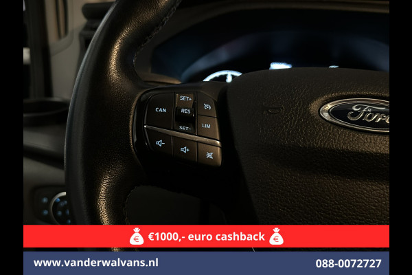 Ford Transit 2.0 TDCI 131pk L3H2 Euro6 Airco | Camera | Navigatie | Apple Carplay | Stoelverwarming Cruisecontrol, Android auto, Verwarmde voorruit, Parkeersensoren, Bijrijdersbank, 2500kg trekvermogen